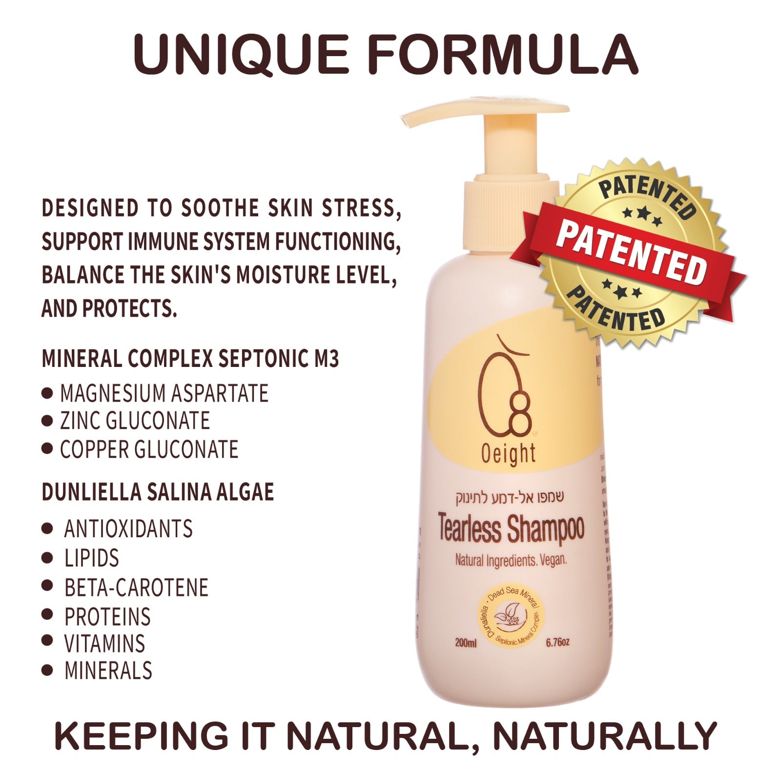 oeight shampoo patented forula 